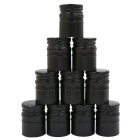 Capac înșurubabil din aluminiu 28/40 mm negru 50 buc lung