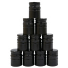 Capacul filetat din aluminiu 30/44 mm 50 buc negru lung