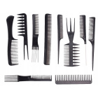 Set de 10 piepteni negri