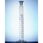 Cilindru de măsurare din sticlă cu dop de 50 ml, clasa A, șlefuire 19/26
