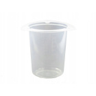 Tub de 400 ml cu trei căi PP 11 cm
