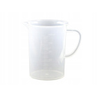 Tub de 500 ml cu mâner, scară de măsurare în relief PP 12 cm