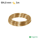 Sârmă de alamă Φ4,0 mm 1m