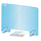 Geam plexiglas protector pentru tejghea 100x60cm cu deschidere barieră de protecție din policarbonat