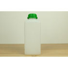 Sticlă de plastic cu capac verde 1l 220x90mm