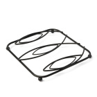 Suport pentru oală Leaf 17cm negru