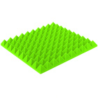 Panou acustic verde deschis PIRAMIDĂ 50x50 cm grosime 5cm