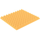 Panou acustic galben PIRAMIDĂ 50x50 cm grosime 5cm