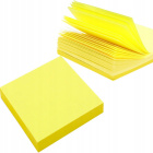 Bloc adeziv galben hârtie 100 buc 76x76mm