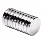 Magnet puternic neodimic cilindric 10x1mm 10 buc