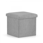 Scaun pliant cu spațiu de depozitare L 36x38x38cm gri