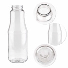 Sticlă de sticlă 1000ml 24cm SOK cu capac