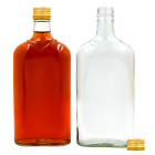 Sticlă de sticlă 500ml 22cm plată