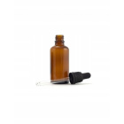 Sticlă de sticlă maro 100ml cu pipetă și picurător