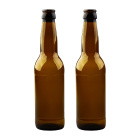 Sticlă de bere 330ml 23cm maro