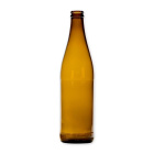 Sticlă de bere 500ml 23cm maro D2