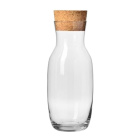 Carafă de sticlă cu dop de plută 1 l