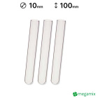 Tuburi de sticlă 100mm diametru 10mm 10buc