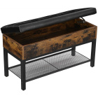 Dulap pentru pantofi cu șezut și spațiu de depozitare 70x30x45cm