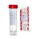 Falcon eprubete 50 ml, conice, cu capac roșu, pachet 25 bucăți