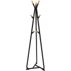 Stativ pentru haine de podea pentru hol 49x49x172cm fag metal
