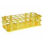 Suport pentru eprubete 60 de locuri fi 16 mm (5x12) galben