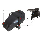 Geantă pentru bicicletă sub șa 18x8.5x10cm pentru chei telefon