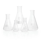 Balon Erlenmeyer (conic) 100 ml, gât îngust, sticlă borosilicat DURAN