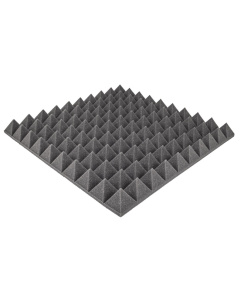 Spumă acustică fonoizolantă PIRAMIDĂ 50mm 50x50cm ignifugă