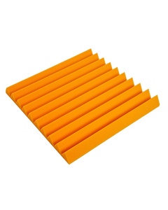 Panou acustic 50x50x5cm portocaliu auto-stingător incombustibil