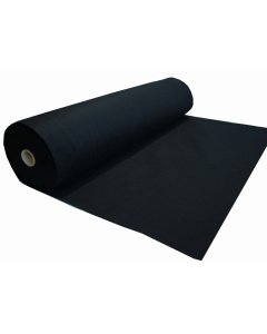 Țesătură nețesută moale din fetru negru 3mm 150x50cm 400g/m²