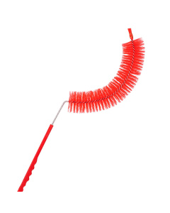 Perie pentru spălat vase din sticlă, 71 cm, curbată