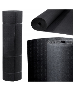 Covoraș de cauciuc antiderapant de 3 mm, puncte molete, lățime 120 cm
