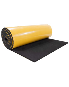 Spumă etanșă la sunet 10mm 25x100cm pernă autoadezivă absorbantă ignifugă KO10s