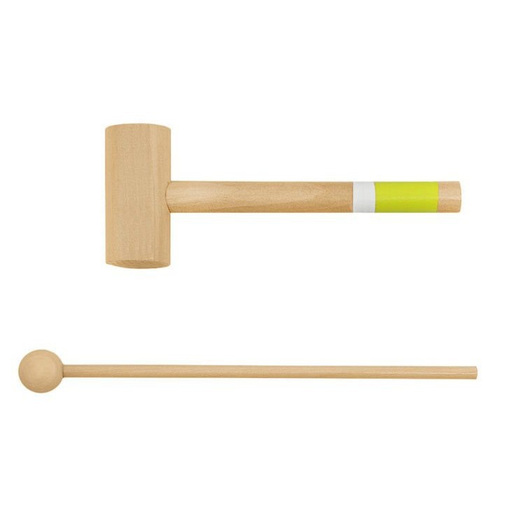 Clopoței din lemn cu ciocan pentru copii megamix.sk