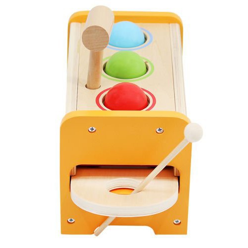 Clopoței din lemn cu ciocan pentru copii megamix.sk