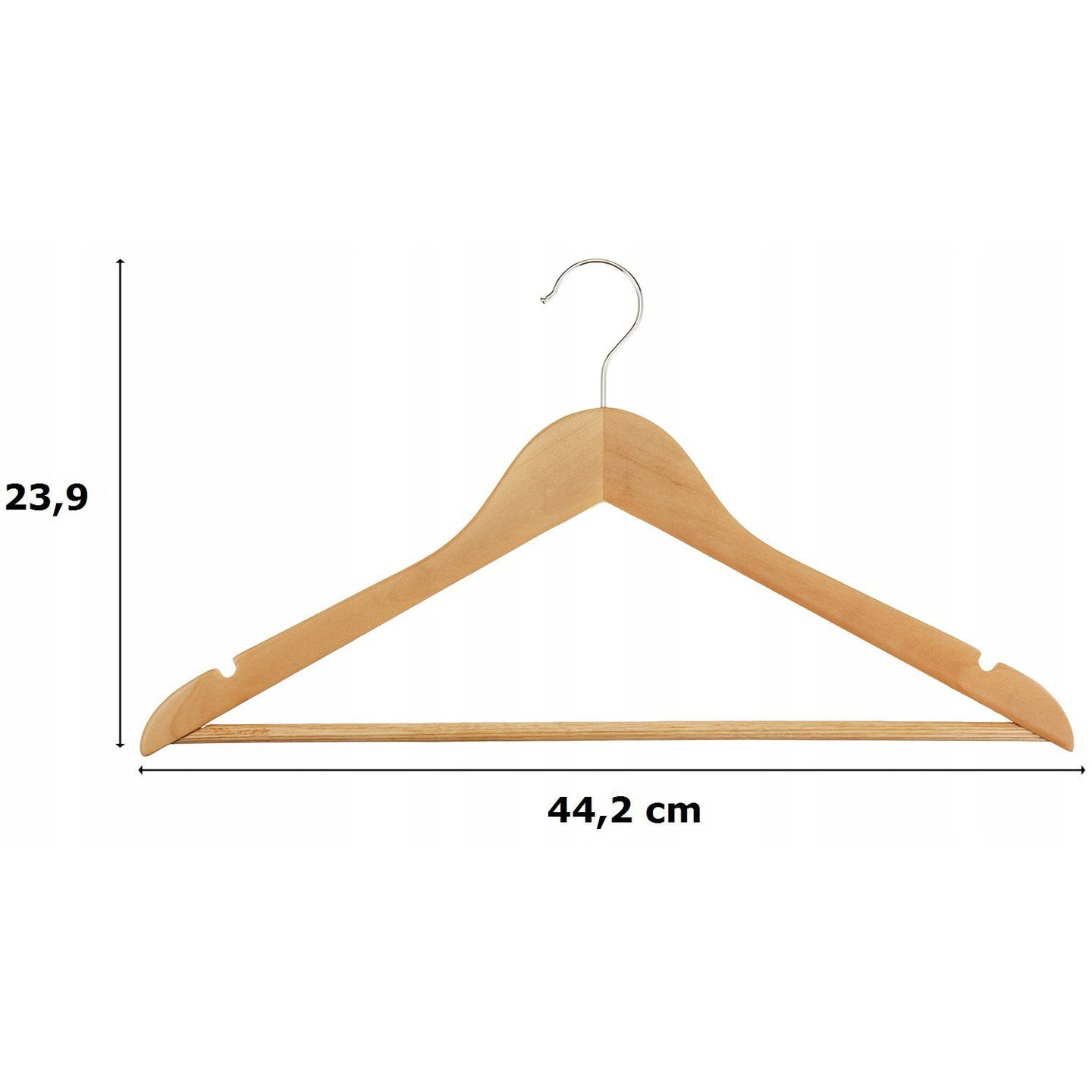 Umerașe din lemn 10 bucăți pentru haine megamix.sk