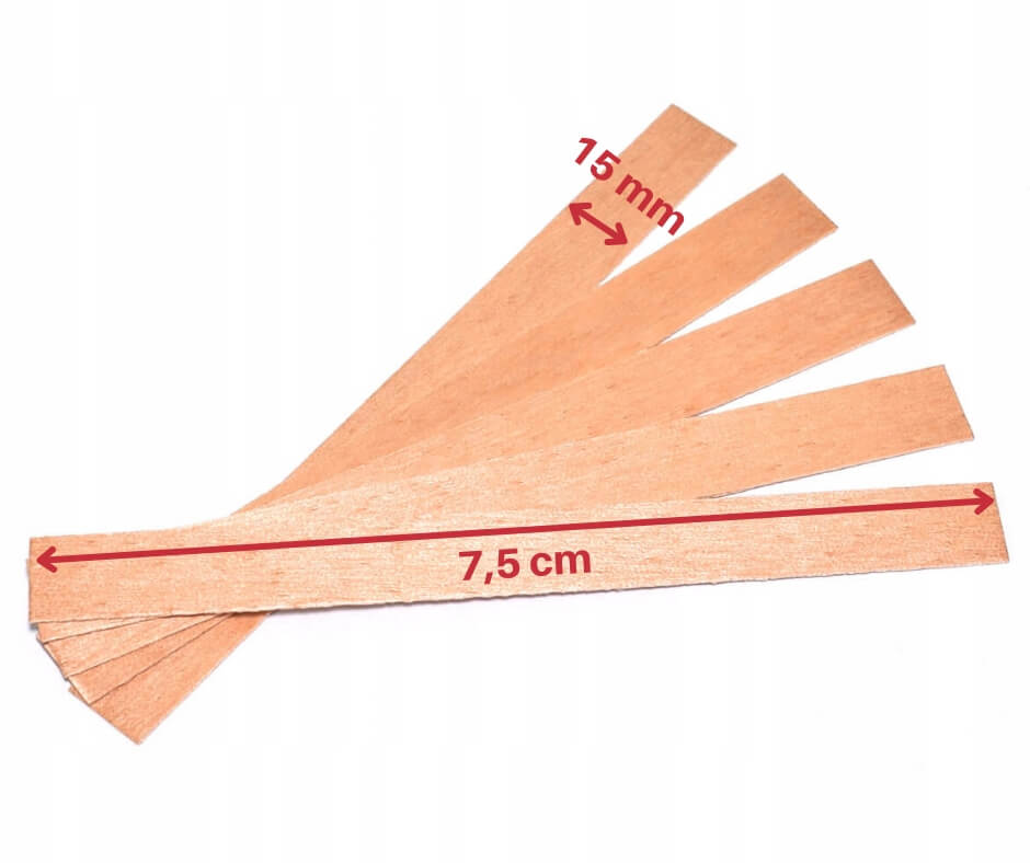 fitil din lemn 5 bucăți 7,5 cm megamix.sk