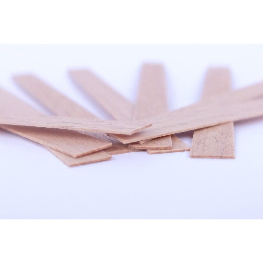 Fitil din lemn pentru lumânări 80x7mm 10 buc