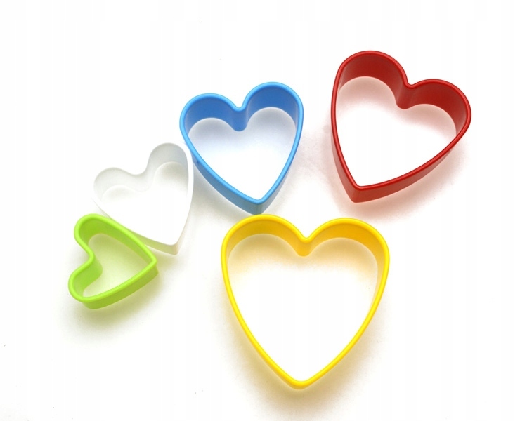 Forme colorate pentru fabricarea biscuiților 5 bucăți