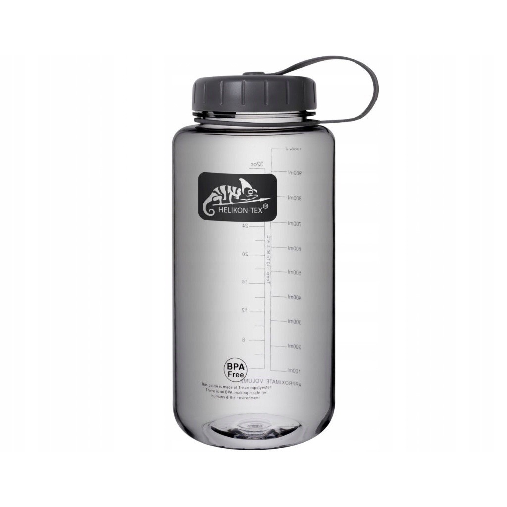 sticlă 1L Helikon Tritan rezistentă neagră megamix.sk