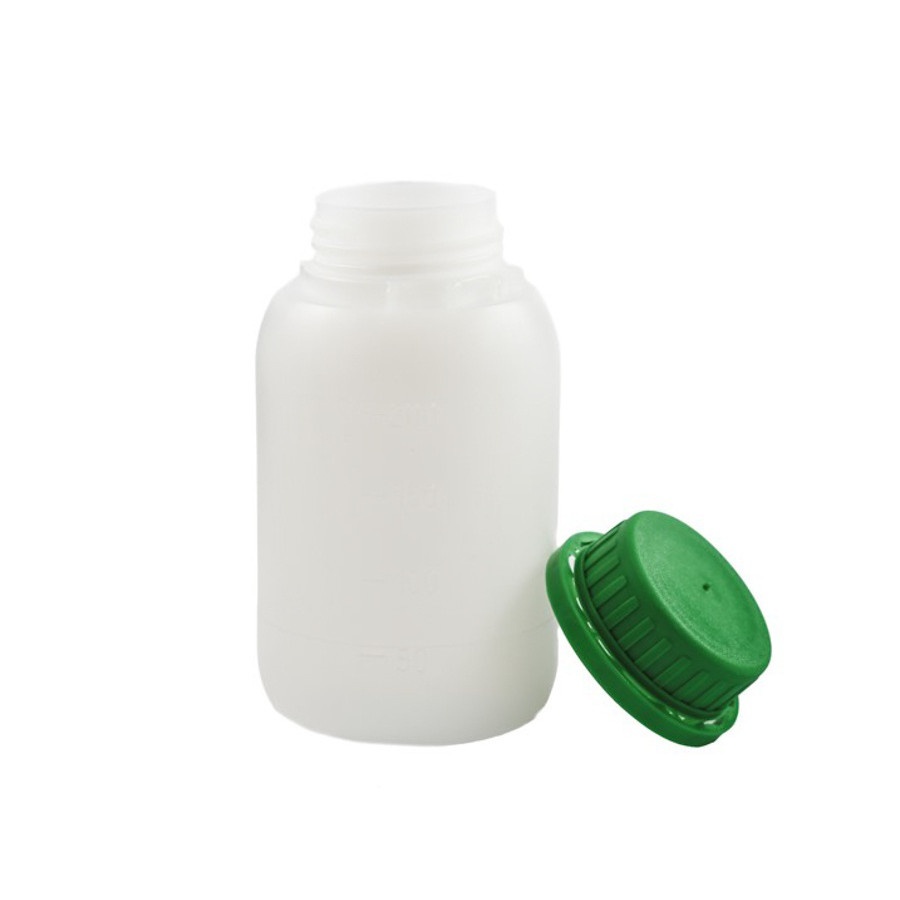 sticlă 250ml HDPE și capac verde megamix.sk