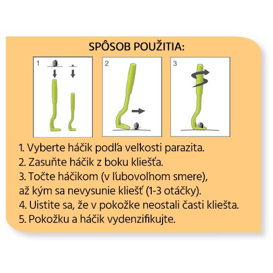 cârlig pentru clești îndepărtare căpușe megamix.sk