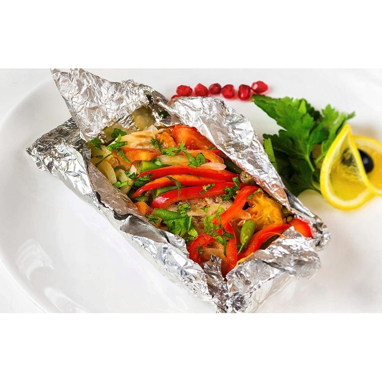 folie de aluminiu groasă 1kg 29cm pentru copt grătar megamix.sk