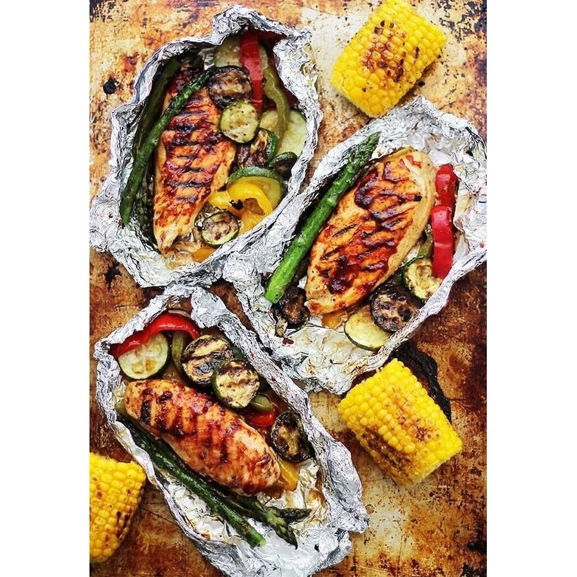 folie de aluminiu groasă 1kg 29cm pentru copt grătar megamix.sk