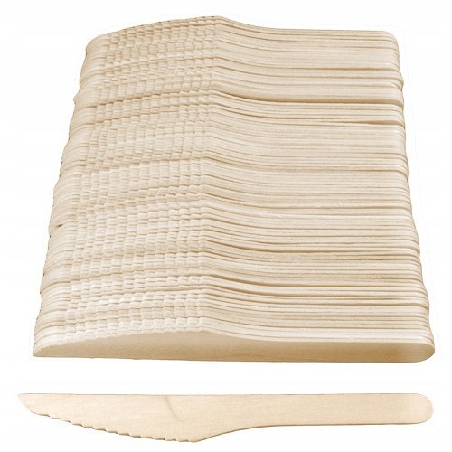 Cuțite de unică folosință din lemn 100 buc 16cm Eco megamix.sk