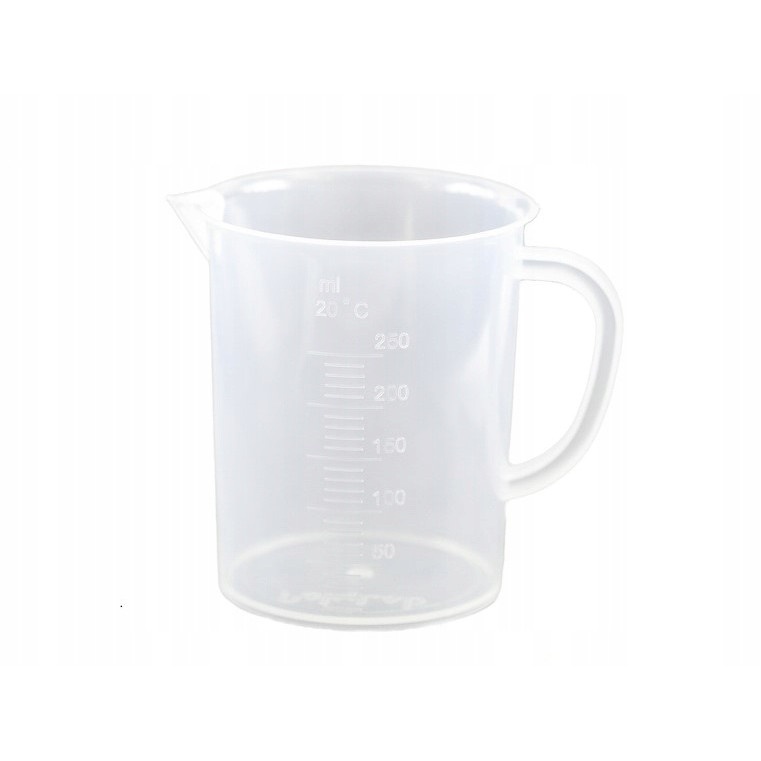 pahar 250ml cu mâner scară în relief PP 9cm megamix.sk