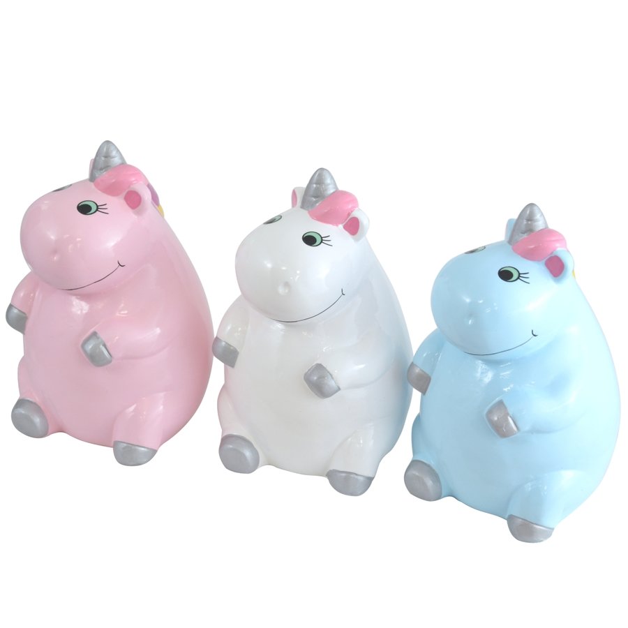 Pusculiță ceramică Unicorn diverse culori