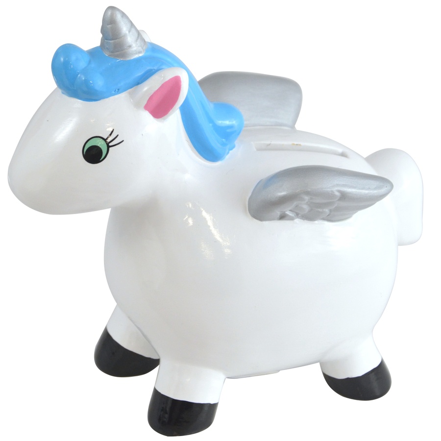 Pușculiță ceramică Unicorn culori diverse