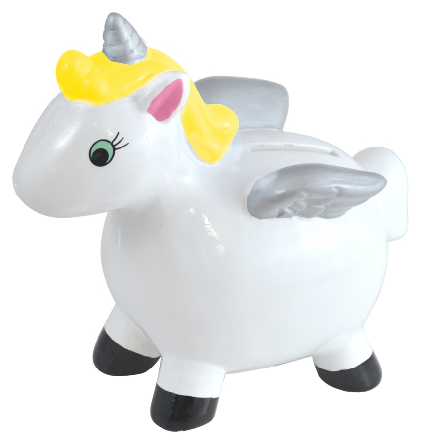 Pușculiță ceramică Unicorn culori diverse